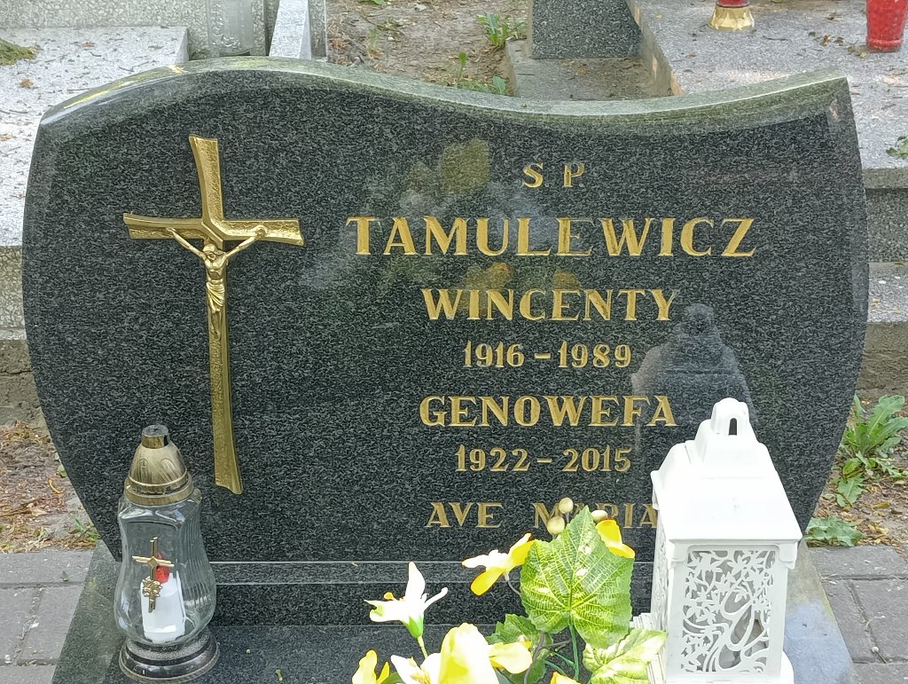 Wincenty Tamulewicz 1916 Lidzbark Warmiński - Grobonet - Wyszukiwarka osób pochowanych
