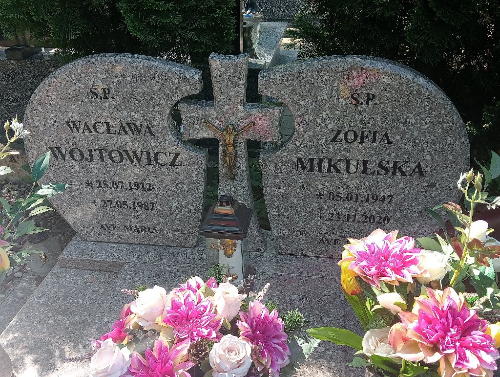 Zofia Mikulska 1947 Lidzbark Warmiński - Grobonet - Wyszukiwarka osób pochowanych