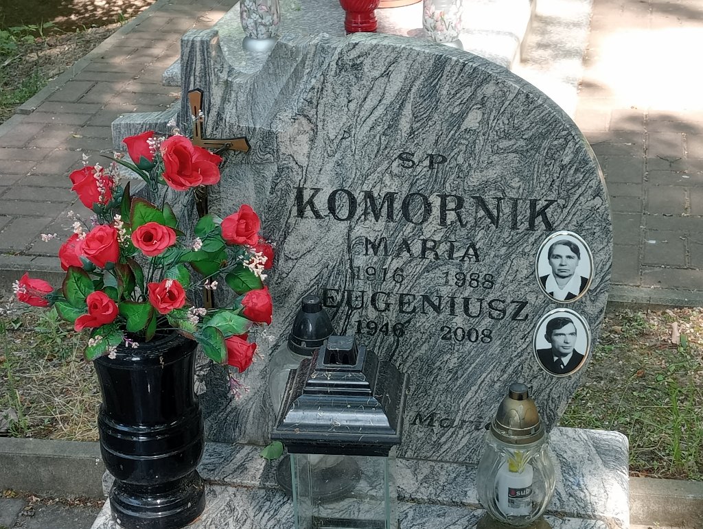 Eugeniusz Komornik 1946 Lidzbark Warmiński - Grobonet - Wyszukiwarka osób pochowanych