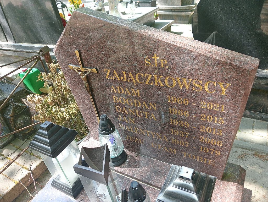 Adam Jan Zajączkowski 1960 Lidzbark Warmiński - Grobonet - Wyszukiwarka osób pochowanych