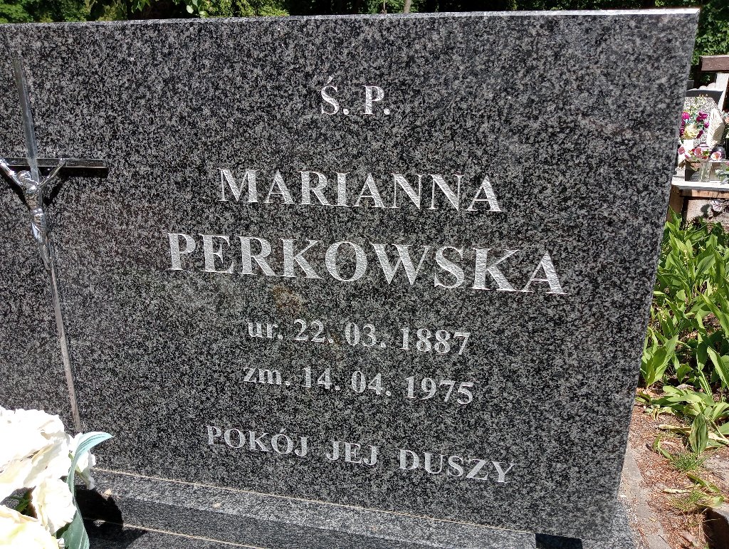 Marianna Perkowska 1887 Lidzbark Warmiński - Grobonet - Wyszukiwarka osób pochowanych