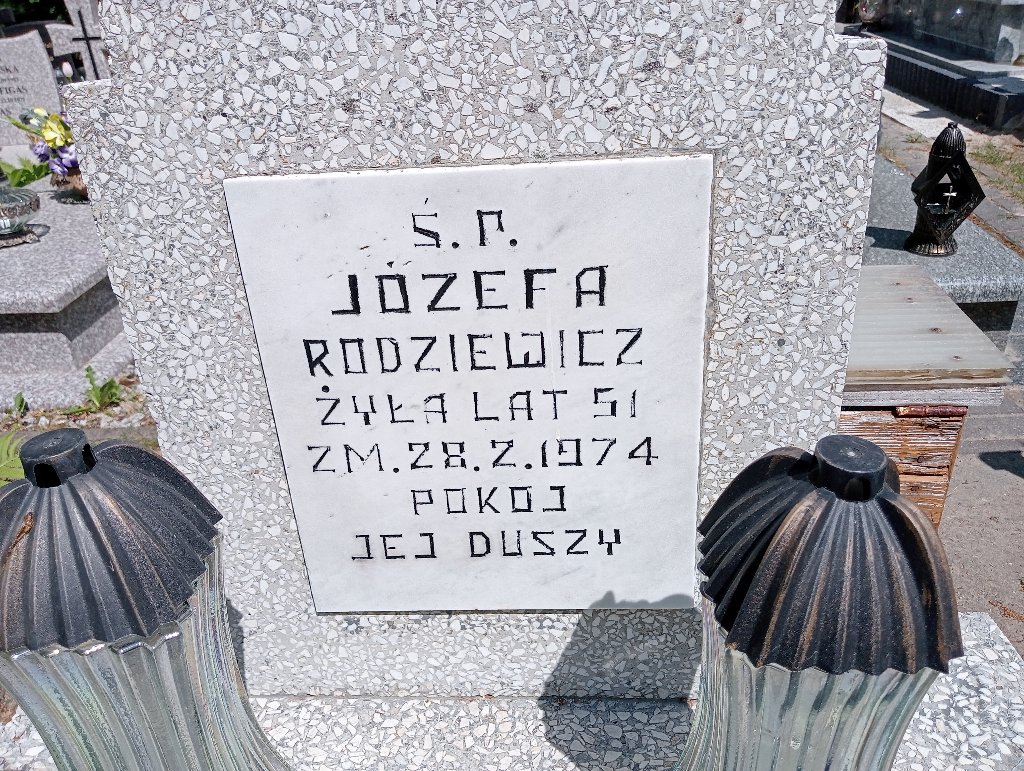 Józefa Rodziewicz 1923 Lidzbark Warmiński - Grobonet - Wyszukiwarka osób pochowanych