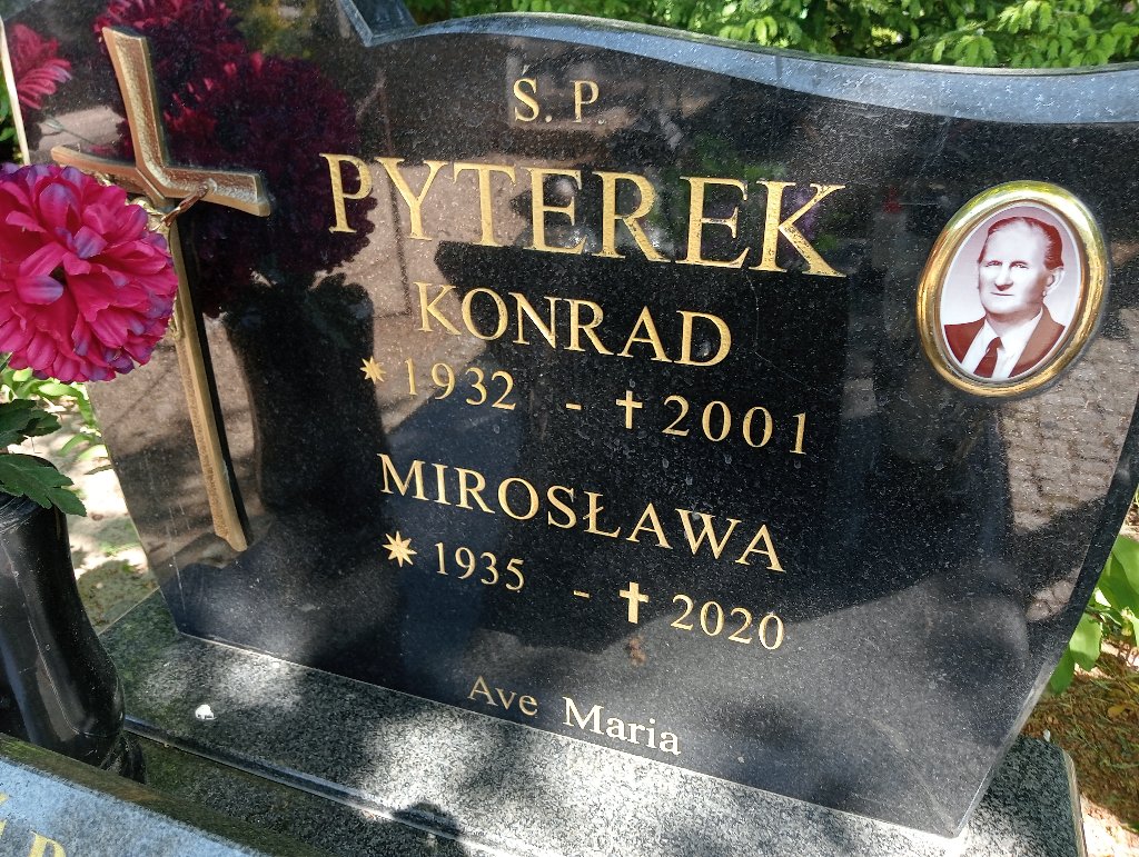 Konrad Leon Pyterek 1932 Lidzbark Warmiński - Grobonet - Wyszukiwarka osób pochowanych