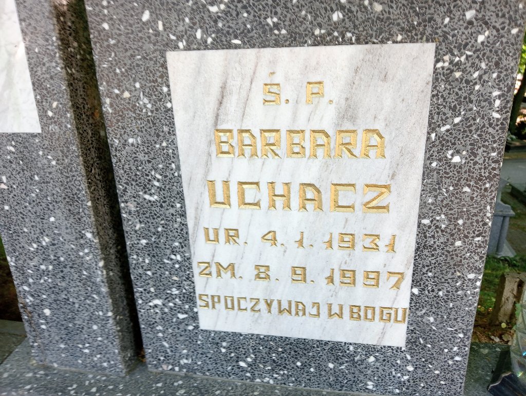 Barbara Uchacz 1931 Lidzbark Warmiński - Grobonet - Wyszukiwarka osób pochowanych