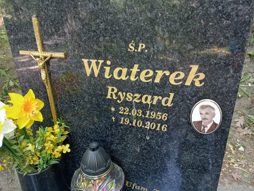 Ryszard Adam Wiaterek 1956 Lidzbark Warmiński - Grobonet - Wyszukiwarka osób pochowanych
