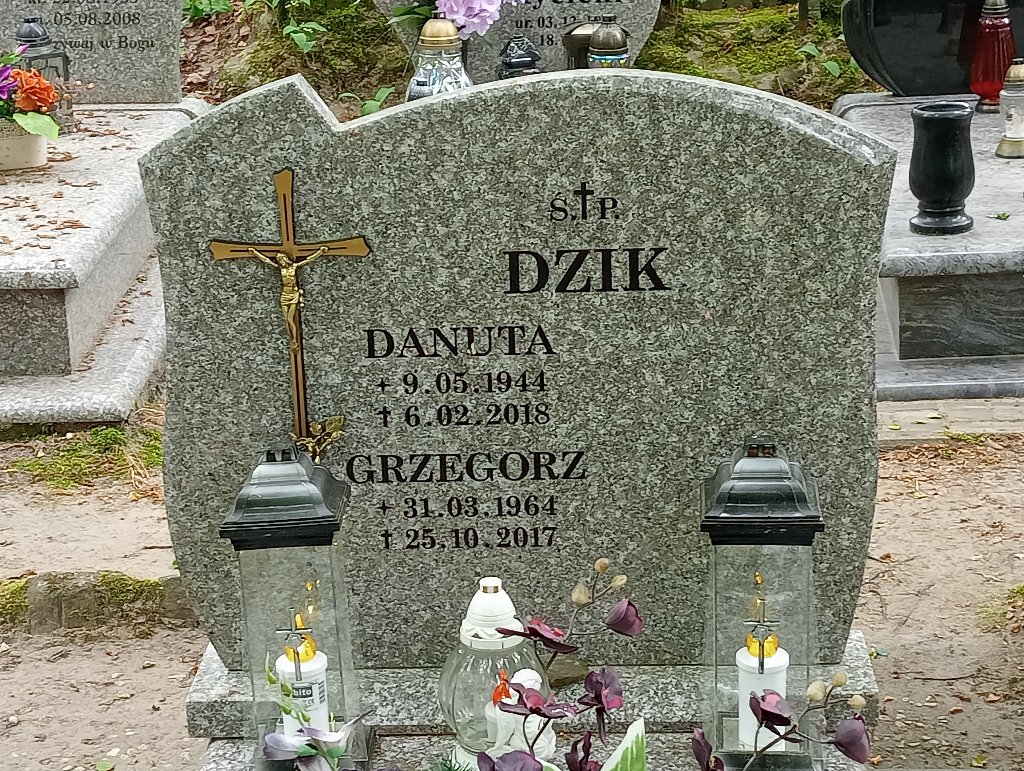 Danuta Dzik 1944 Lidzbark Warmiński - Grobonet - Wyszukiwarka osób pochowanych