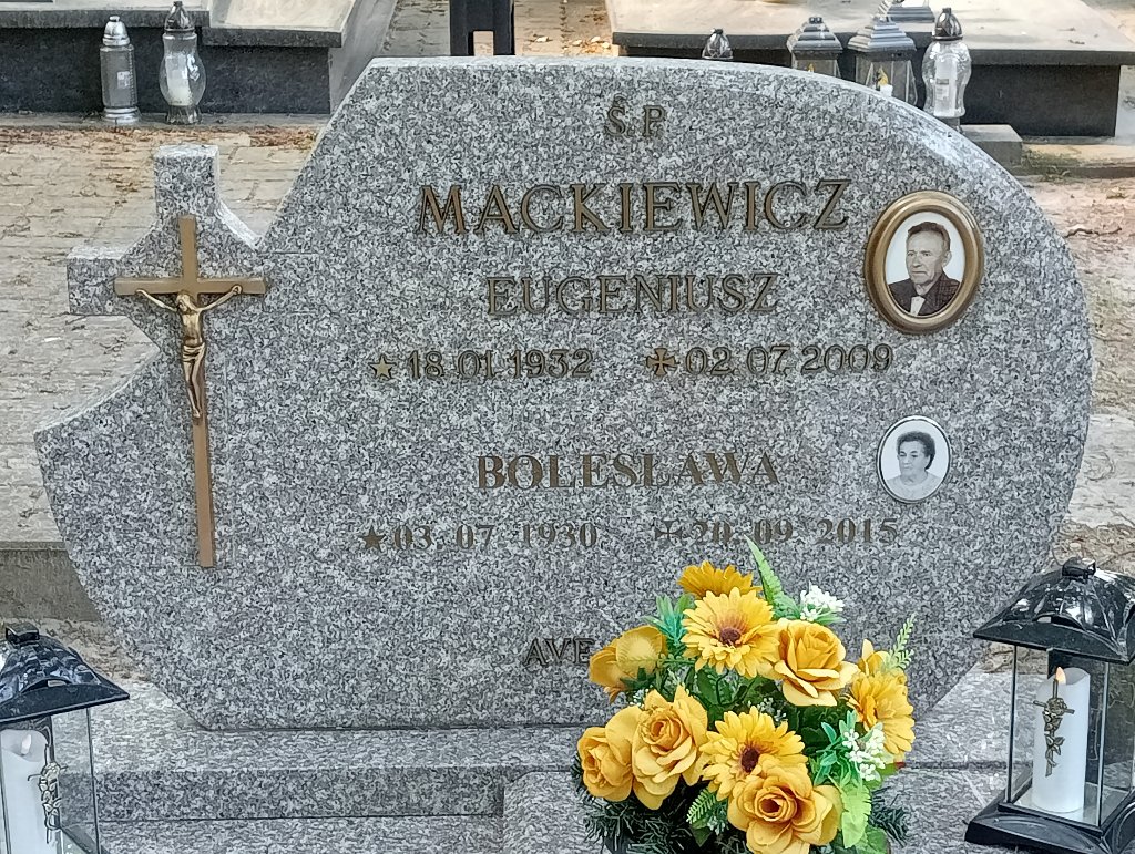Eugeniusz Mackiewicz 1932 Lidzbark Warmiński - Grobonet - Wyszukiwarka osób pochowanych