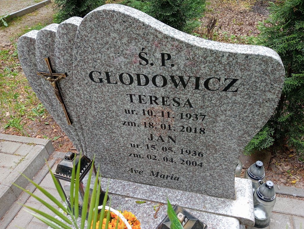 Teresa Głodowicz 1937 Lidzbark Warmiński - Grobonet - Wyszukiwarka osób pochowanych