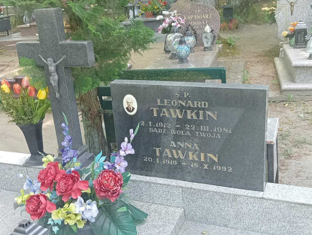 Leonard Tawkin 1912 Lidzbark Warmiński - Grobonet - Wyszukiwarka osób pochowanych