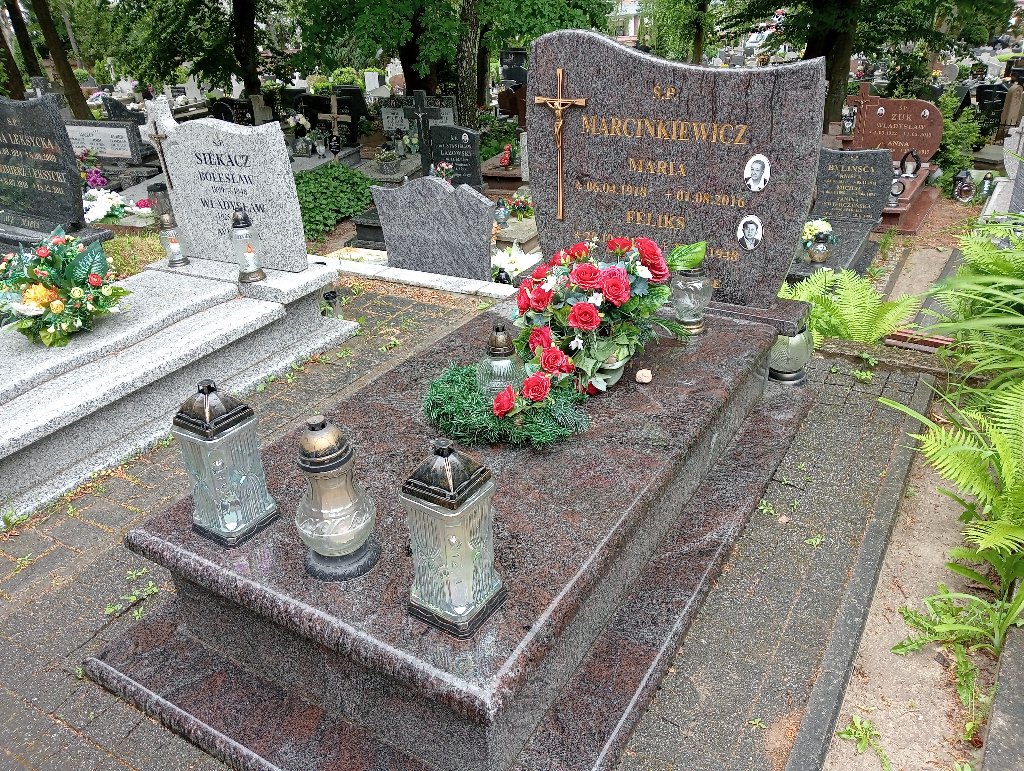 Grób Feliks  Marcinkiewicz