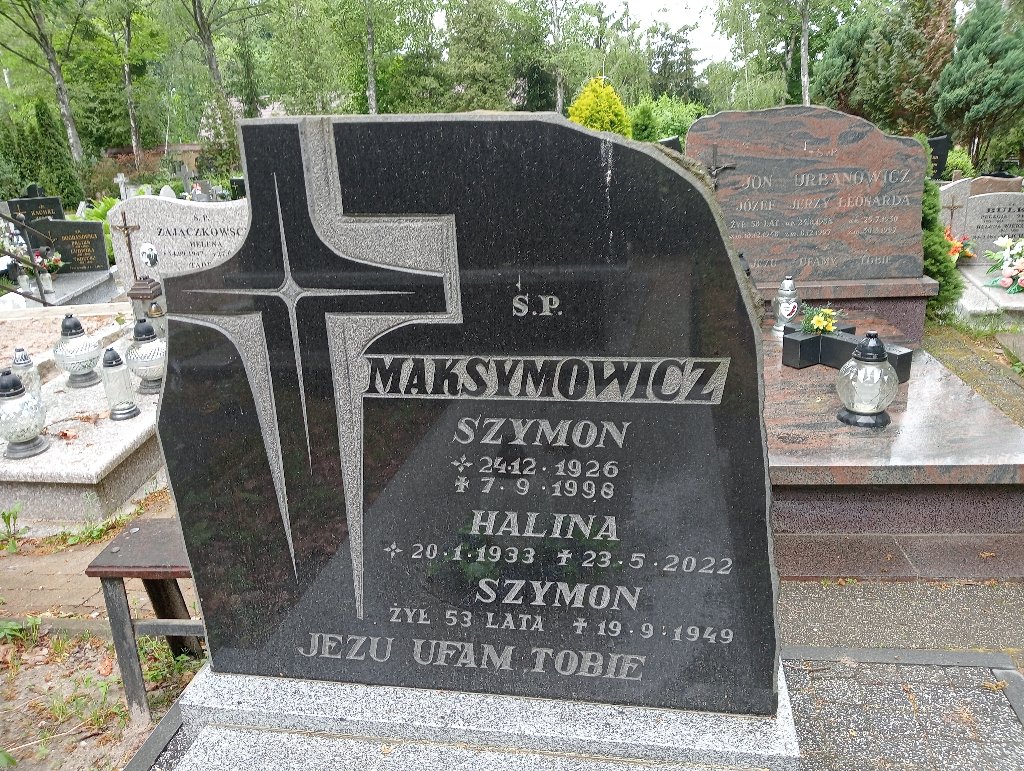 Szymon Maksymowicz 1926 Lidzbark Warmiński - Grobonet - Wyszukiwarka osób pochowanych