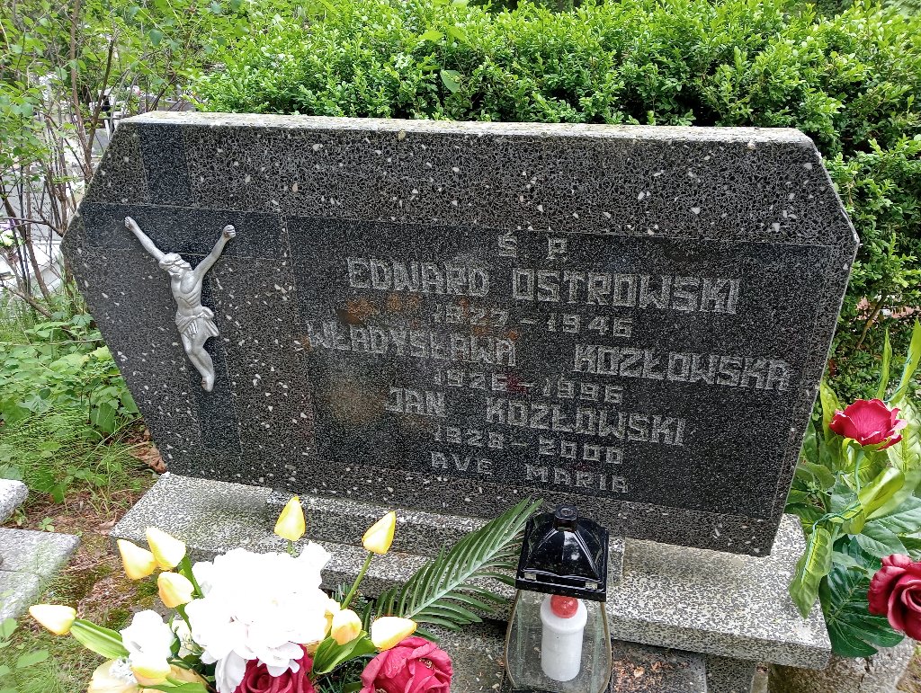 Edward Ostrowski 1927 Lidzbark Warmiński - Grobonet - Wyszukiwarka osób pochowanych