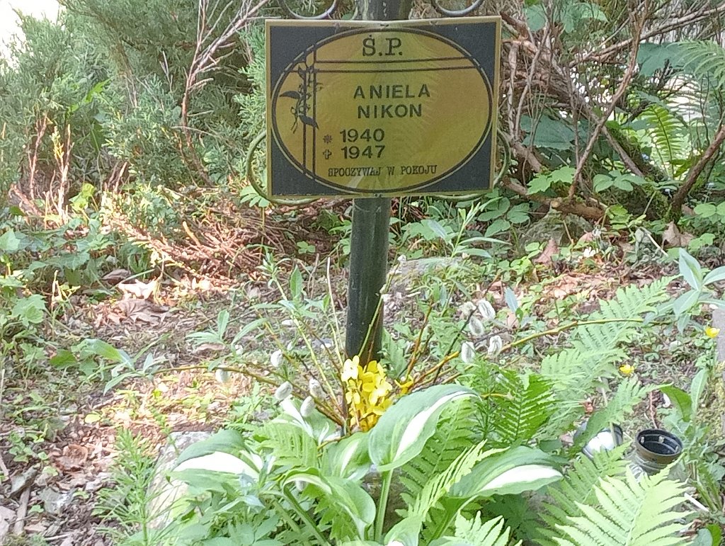 Aniela Nikon 1940 Lidzbark Warmiński - Grobonet - Wyszukiwarka osób pochowanych