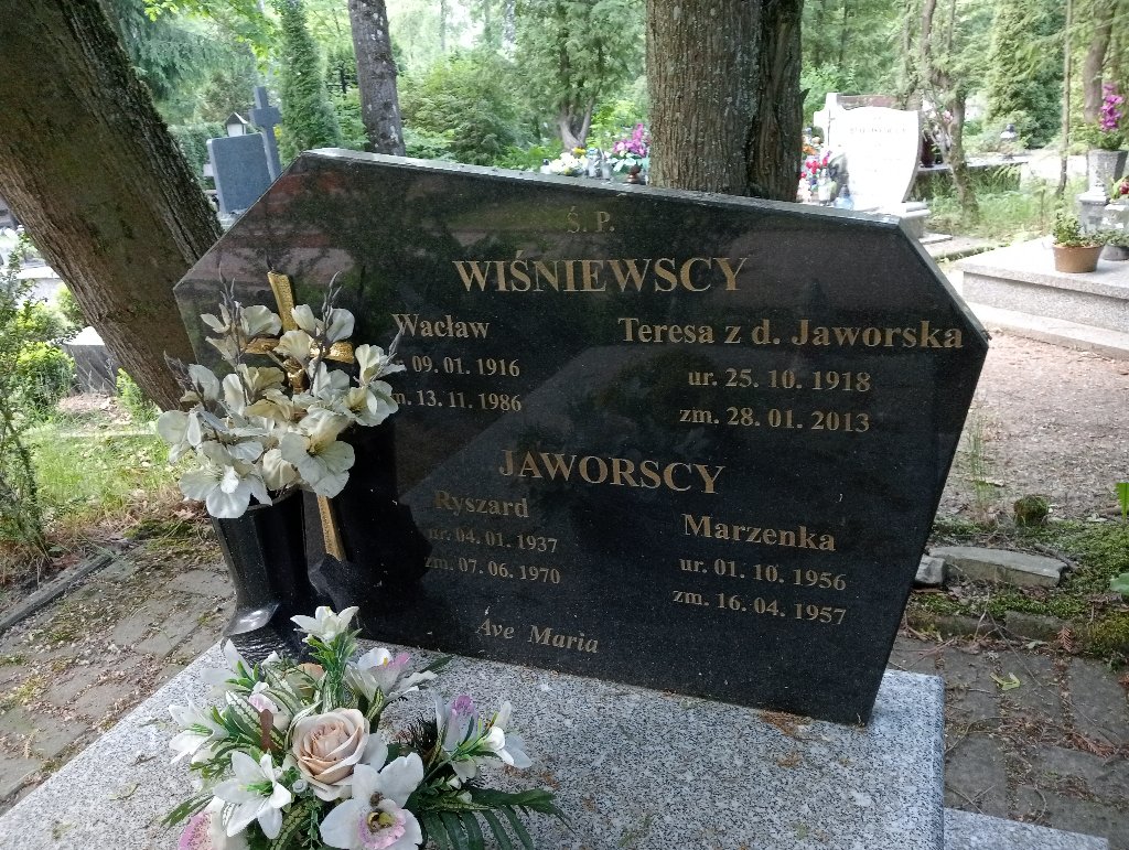 Marzena Jaworska 1956 Lidzbark Warmiński - Grobonet - Wyszukiwarka osób pochowanych