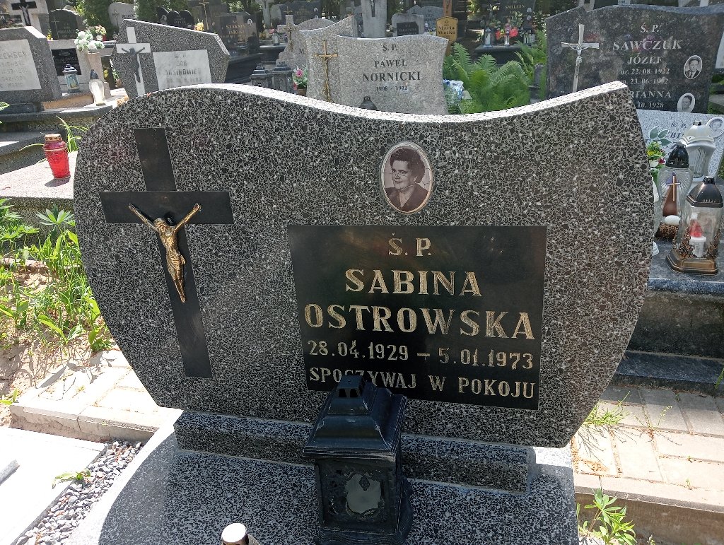 Sabina Ostrowska 1929 Lidzbark Warmiński - Grobonet - Wyszukiwarka osób pochowanych
