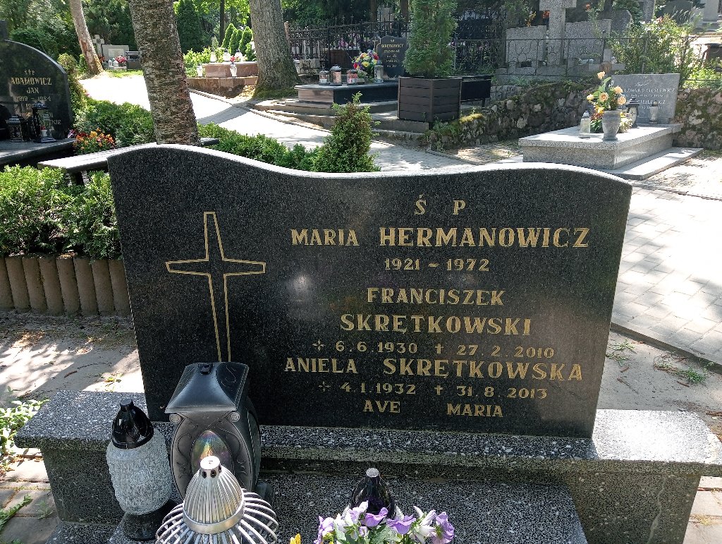 Aniela Skrętkowska 1932 Lidzbark Warmiński - Grobonet - Wyszukiwarka osób pochowanych