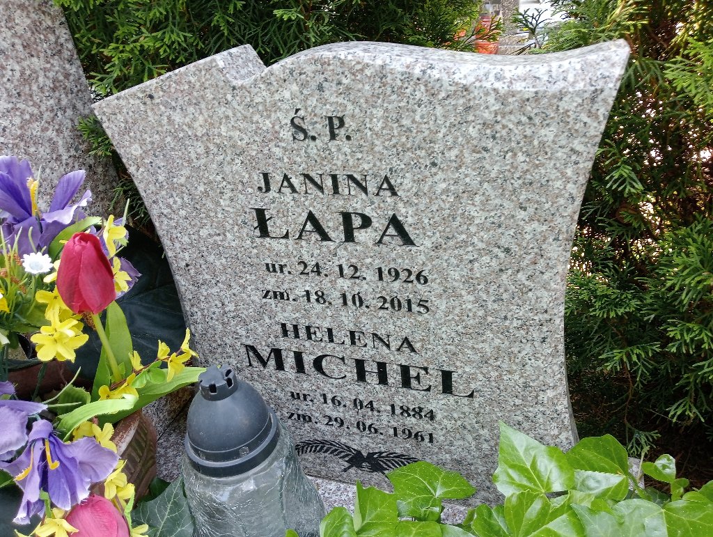 Janina Łapa 1926 Lidzbark Warmiński - Grobonet - Wyszukiwarka osób pochowanych