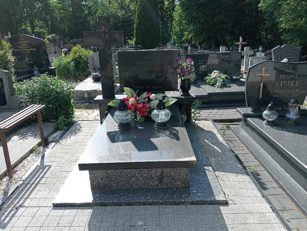 Grób Kazimiera  Rusiecka