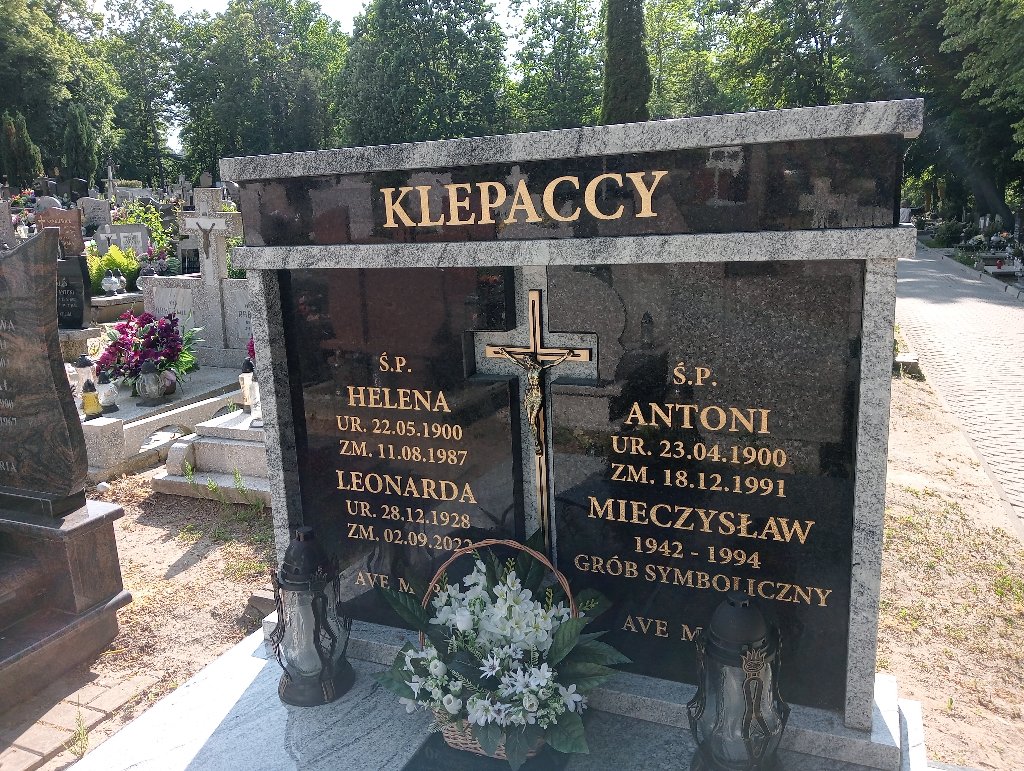 Leonarda Klepacka 1928 Lidzbark Warmiński - Grobonet - Wyszukiwarka osób pochowanych