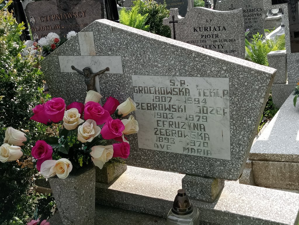 Eufrazyna Żebrowska 1893 Lidzbark Warmiński - Grobonet - Wyszukiwarka osób pochowanych