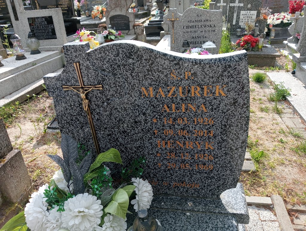 Henryk Mazurek 1926 Lidzbark Warmiński - Grobonet - Wyszukiwarka osób pochowanych