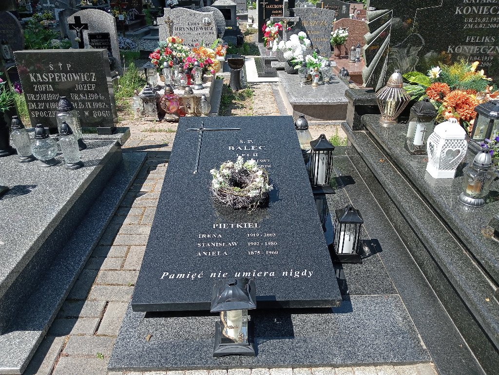 Grób Stanisław  Pietkiel
