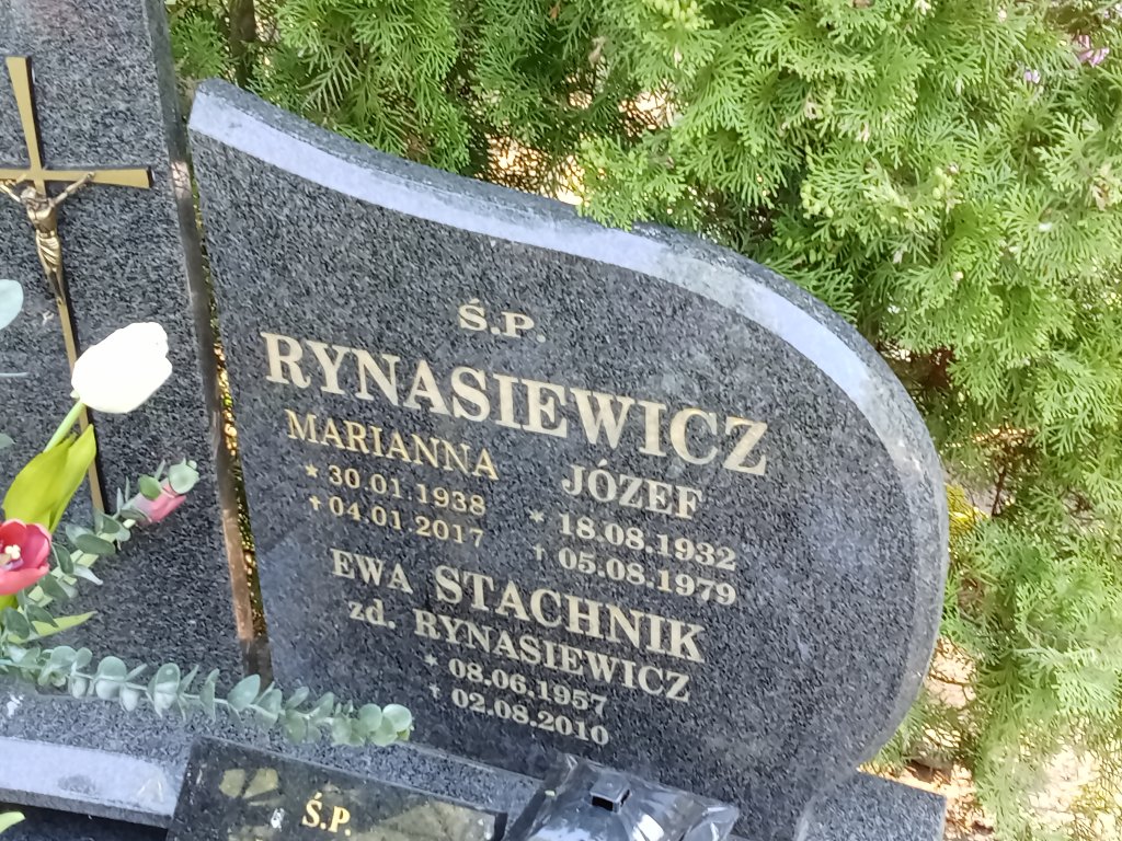 Marianna Krystyna Rynasiewicz 1938 Lidzbark Warmiński - Grobonet - Wyszukiwarka osób pochowanych