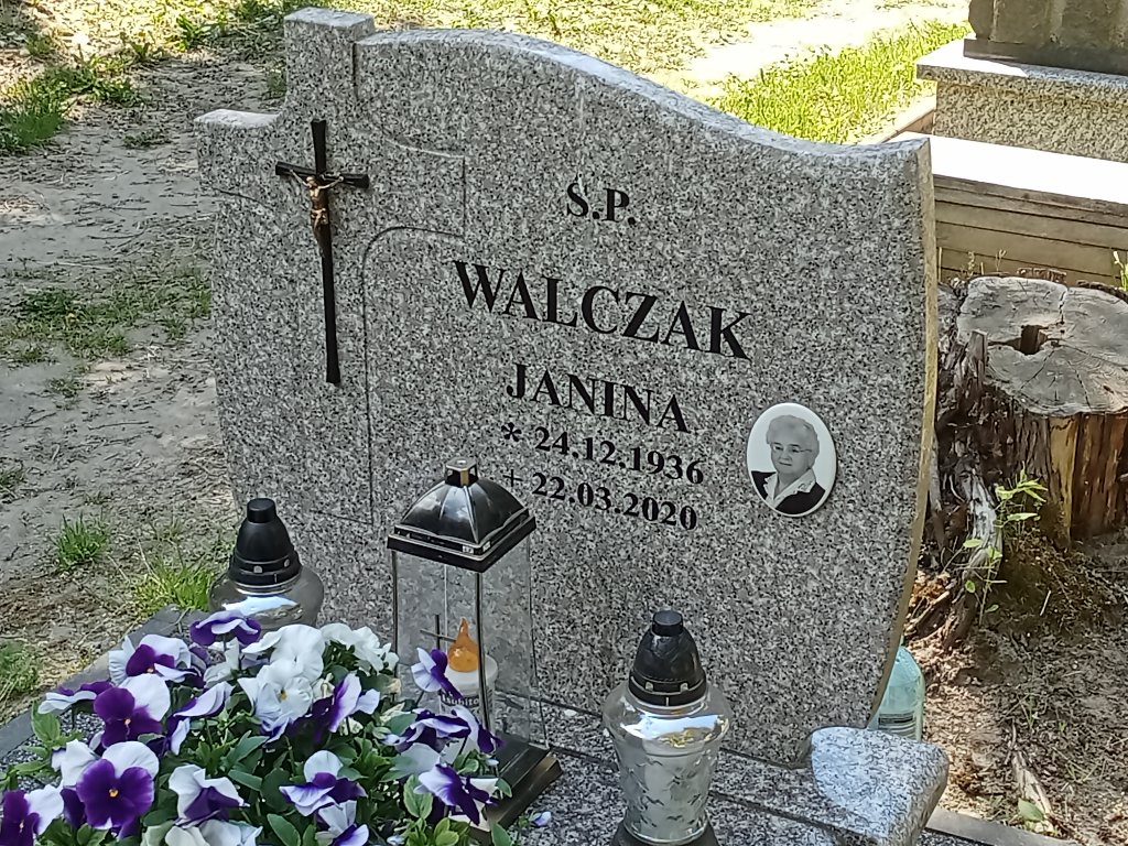 Janina Walczak 1936 Lidzbark Warmiński - Grobonet - Wyszukiwarka osób pochowanych
