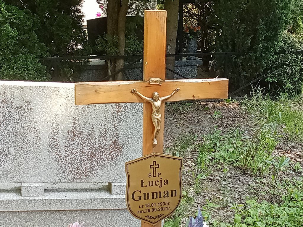 Łucja Guman 1935 Lidzbark Warmiński - Grobonet - Wyszukiwarka osób pochowanych