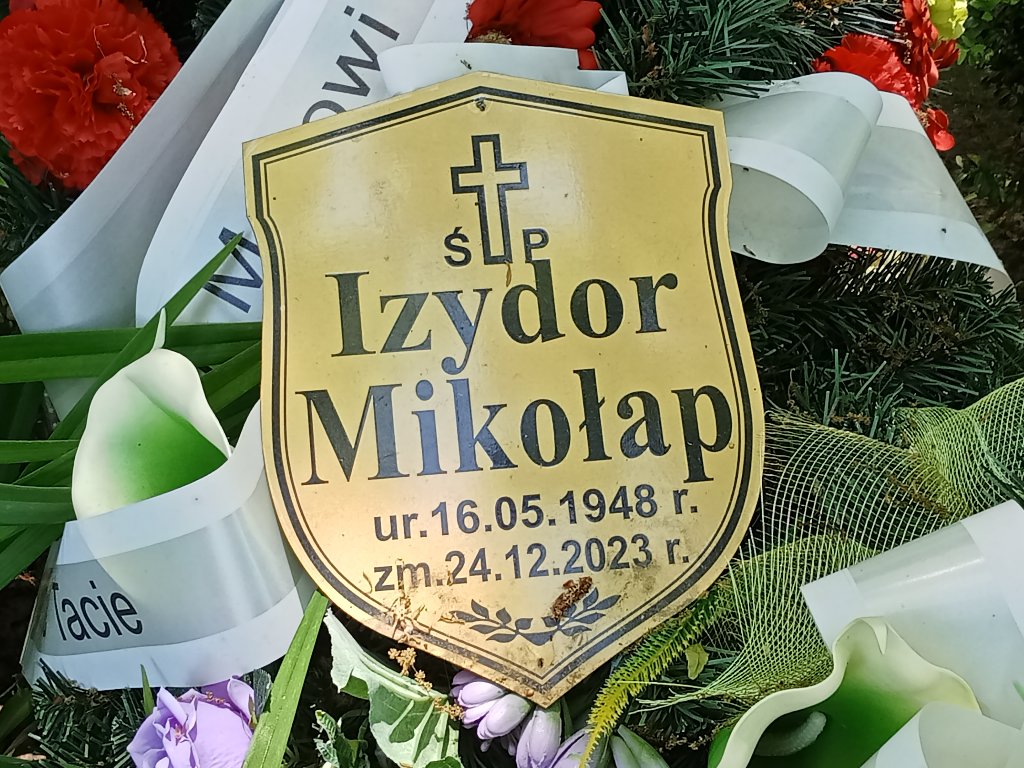 Izydor Mikołap 1948 Lidzbark Warmiński - Grobonet - Wyszukiwarka osób pochowanych