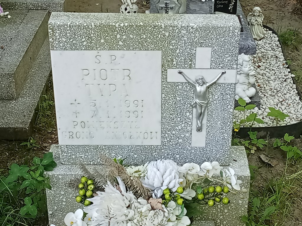 Piotr Typa 1991 Lidzbark Warmiński - Grobonet - Wyszukiwarka osób pochowanych