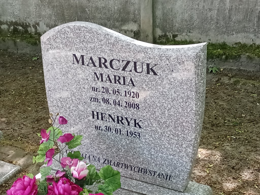 Henryk Marczuk 1953 Lidzbark Warmiński - Grobonet - Wyszukiwarka osób pochowanych