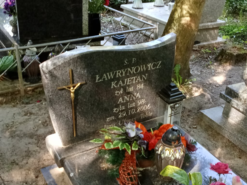 Anna Ławrynowicz 1908 Lidzbark Warmiński - Grobonet - Wyszukiwarka osób pochowanych