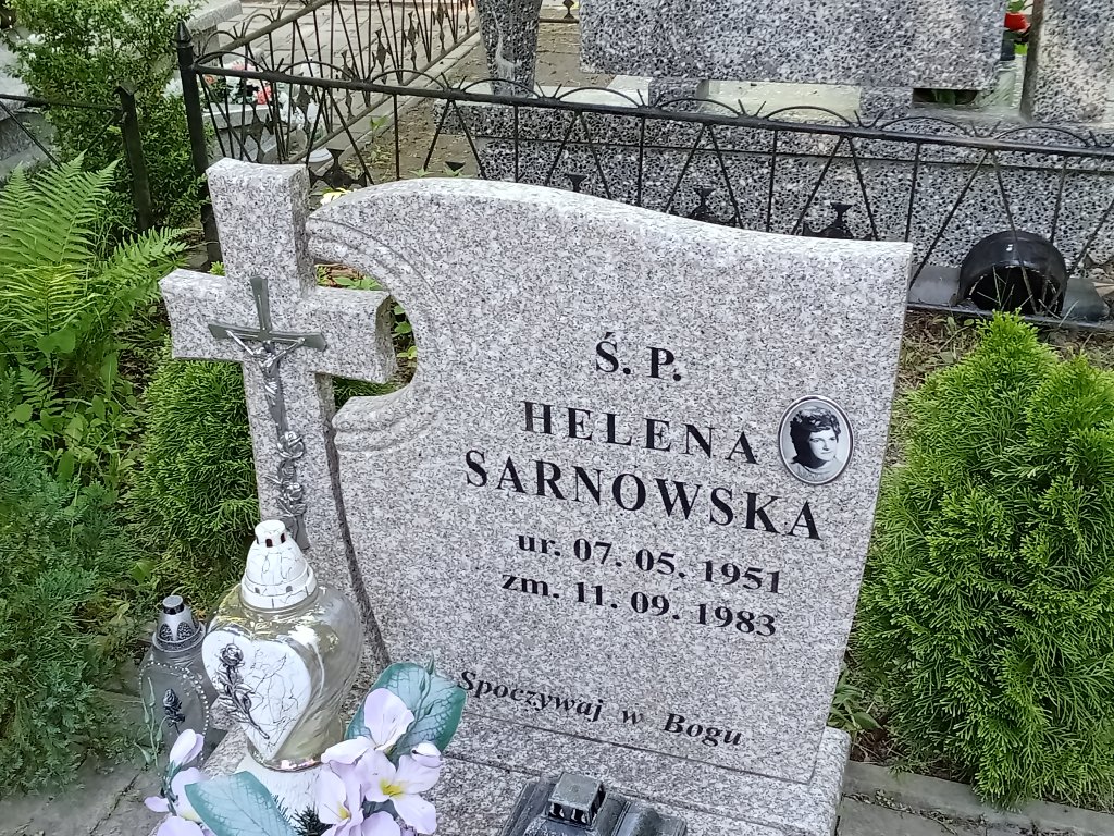 Helena Sarnowska 1951 Lidzbark Warmiński - Grobonet - Wyszukiwarka osób pochowanych