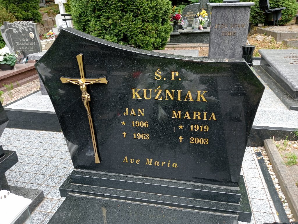 Maria Kuźniak 1918 Lidzbark Warmiński - Grobonet - Wyszukiwarka osób pochowanych