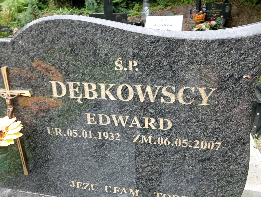 Edward Dębkowski 1932 Lidzbark Warmiński - Grobonet - Wyszukiwarka osób pochowanych