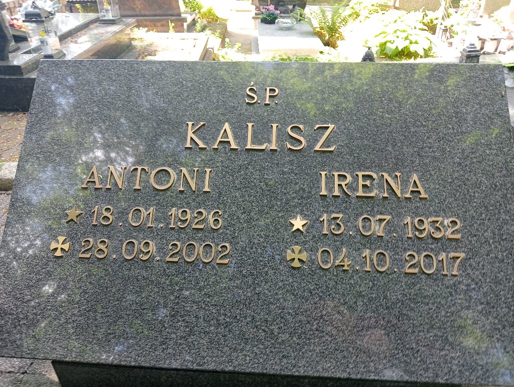 Antoni Kalisz 1926 Lidzbark Warmiński - Grobonet - Wyszukiwarka osób pochowanych