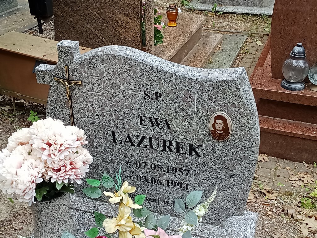 Ewa Krystyna Lazurek 1957 Lidzbark Warmiński - Grobonet - Wyszukiwarka osób pochowanych