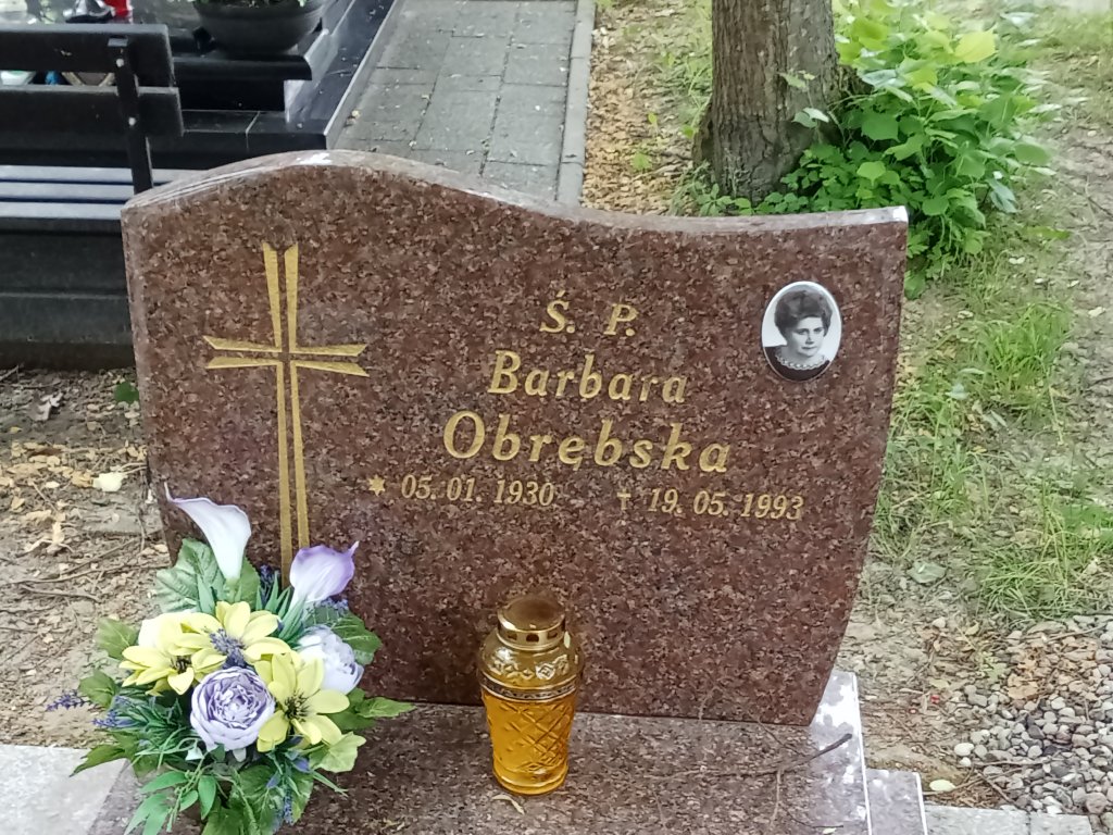 Barbara Danuta Obrębska 1930 Lidzbark Warmiński - Grobonet - Wyszukiwarka osób pochowanych
