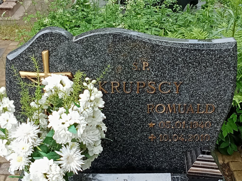 Romuald Krupski 1940 Lidzbark Warmiński - Grobonet - Wyszukiwarka osób pochowanych