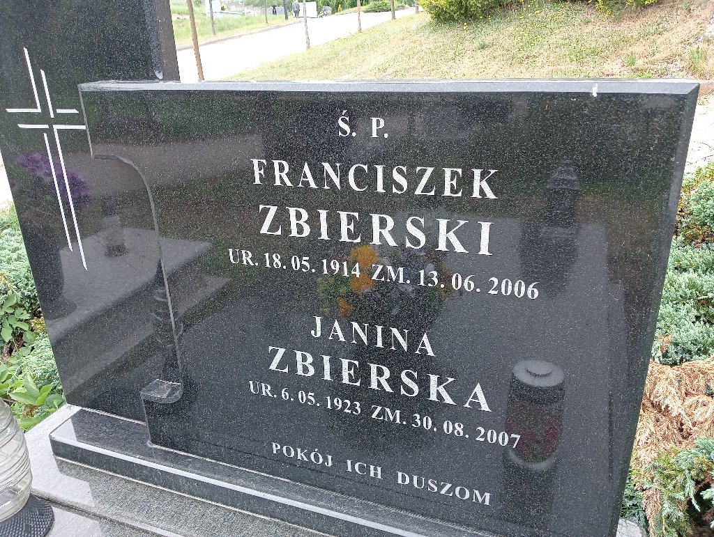 Franciszek Zbierski 1914 Lidzbark Warmiński - Grobonet - Wyszukiwarka osób pochowanych