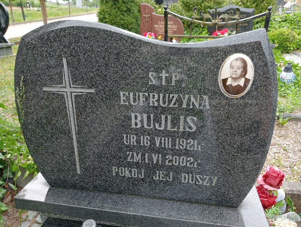 Eufrozyna Bujlis 1921 Lidzbark Warmiński - Grobonet - Wyszukiwarka osób pochowanych