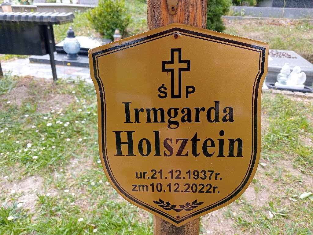 Irmgarda Holsztein 1937 Lidzbark Warmiński - Grobonet - Wyszukiwarka osób pochowanych