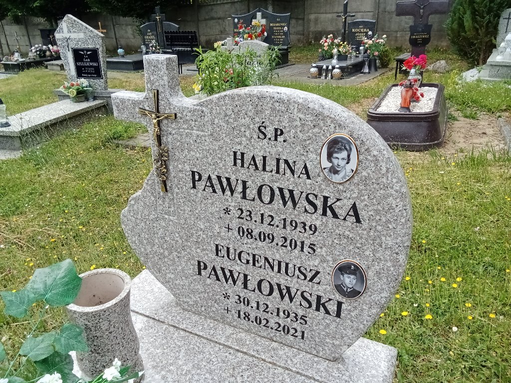 Halina Pawłowska 1939 Lidzbark Warmiński - Grobonet - Wyszukiwarka osób pochowanych